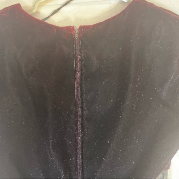 Exclusively Gantos,long maxi evening dress,velvet upper section. - Picture 4 of 10